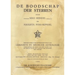 De boodschap der sterren. Een historische uiteenzetting van geboorte en …