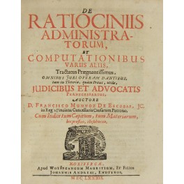 De ratiociniis administratorum et computationibus variis aliis tractatus praegnantissimus. Omnibus …