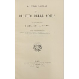 Del diritto delle acque. Vol. II - Delle servitù legali