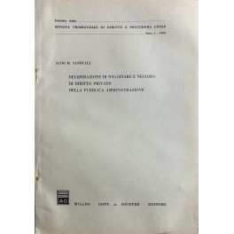 Deliberazione di negoziare e negozio di diritto privato della pubblica …
