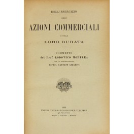 Dell'esercizio delle azioni commerciali della loro durata (art. 868-926)