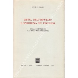 Difesa dell'imputato e speditezza del processo. Dalla Costituzione alle leggi …
