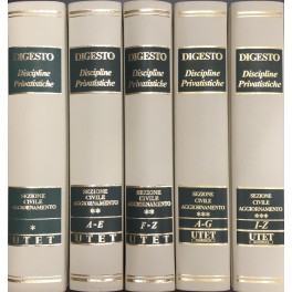 Digesto. Quarta edizione. Discipline privatistiche. Sezione civile. Primo Aggiornamento. Secondo …