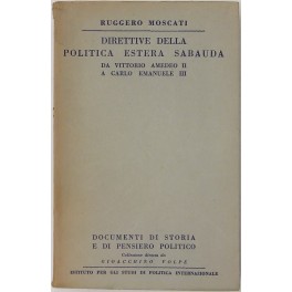 Direttive della politica estera sabauda da Vittorio Amedeo II a …
