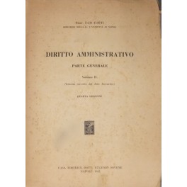 Diritto amministrativo. Parte generale. Vol. II - Il rapporto - …