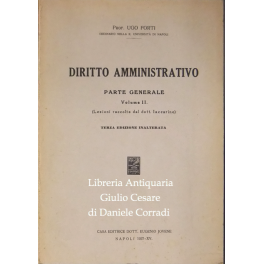 Diritto amministrativo. Parte generale. Vol. II - Lezioni raccolte dal …