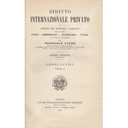 Diritto internazionale privato o principii per risolvere i conflitti tra …