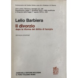 Disciplina dei casi di scioglimento del matrimonio. Supplemento Legge 1° …