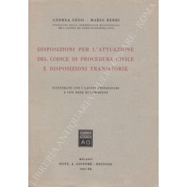 Disposizioni per l'attuazione del codice di procedura civile e disposizioni …