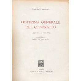 Dottrina generale del contratto. (Artt. 1321-1469 Cod. Civ.)