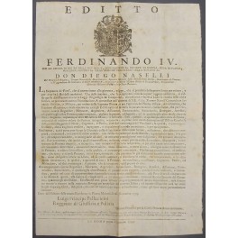 Editto Ferdinando IV. Divieto di acquisto oro contro il riciclaggio …