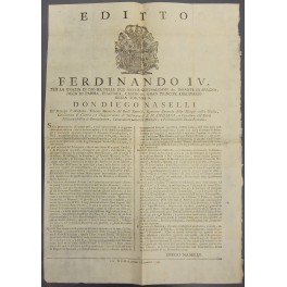 Editto Ferdinando IV. Ripristino dei dazi a seguito della fine …