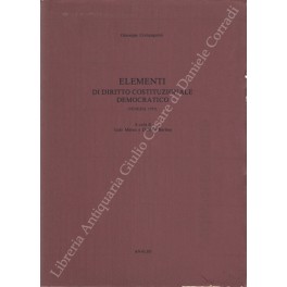 Elementi di diritto costituzionale democratico (Venezia 1797). A cura di …