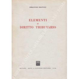 Elementi di diritto tributario