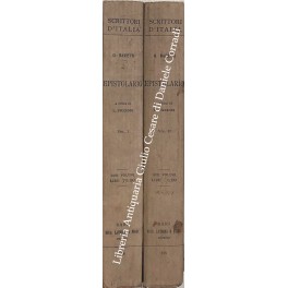 Epistolario. A cura di Luigi Piccioni