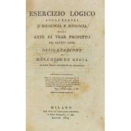 Esercizio logico sugli errori d'ideologia e zoologia ossia arte di …