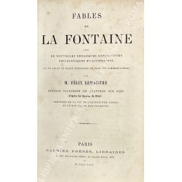 Fables avec de nouvelles remarques explicatives philologiques et litteraires et …