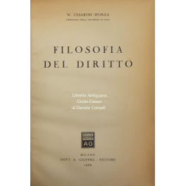 Filosofia del diritto