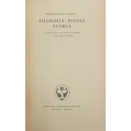 Filosofia. Poesia. Storia. Pagine tratte da tutte le opere a …