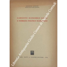 Gabinetto economico (C.I.P.E.) e indirizzo politico economico