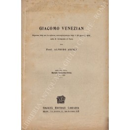 Giacomo Venezian. Discorso letto per la solenne commemorazione fatta il …