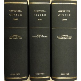 Giustizia Civile. Rivista mensile di giurisprudenza. Anno L - 2000. …