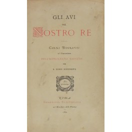 Gli avi del nostro Re. Cenni biografici ad illustrazione dell'iconografia …