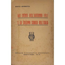 Gli eventi dell'autunno 1917 e lo sviluppo storico dell'Italia