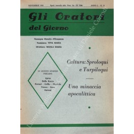 Gli oratori del giorno. Rassegna mensile d'eloquenza. Anno L - …