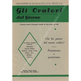 Gli oratori del giorno. Rassegna mensile d'eloquenza. Anno LVIII - …