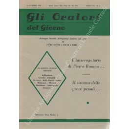 Gli oratori del giorno. Rassegna mensile d'eloquenza. Anno LX - …