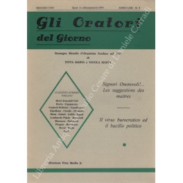 Gli oratori del giorno. Rassegna mensile d'eloquenza. Anno LXII - …