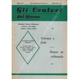Gli oratori del giorno. Rassegna mensile d'eloquenza. Anno XLIX - …