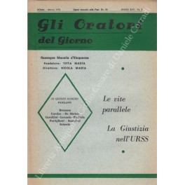 Gli oratori del giorno. Rassegna mensile d'eloquenza. Anno XLVI - …