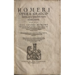 Homeri opera graeco-latina quae quidem nunc extant, omnia. Hoc est: …
