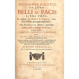 Hugonis Grotii De jure belli ac pacis libri tres in …