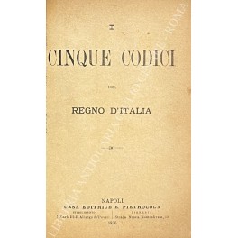 I cinque codici del Regno d'Italia