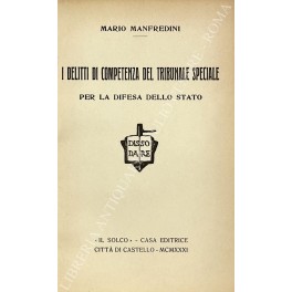 I delitti di competenza del tribunale speciale per la difesa …