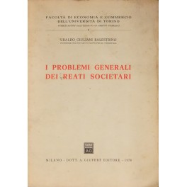 I problemi generali dei reati societari