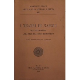 I teatri di Napoli dal Rinascimento alla fine del Secolo …