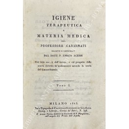 Igiene terapeutica e materia medica del Professore Carminati tradotte e …