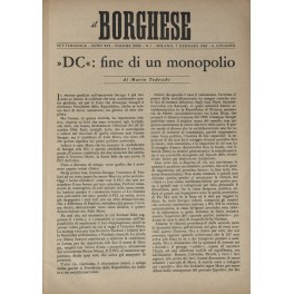 Il Borghese. Settimanale. Anno XVI - 1965. Direttore: L. Longanesi. …