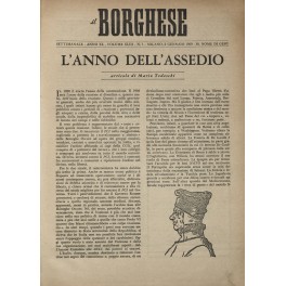 Il Borghese. Settimanale. Anno XX - 1969. Direttore: L. Longanesi. …
