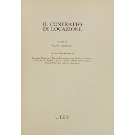 Il contratto di locazione. Con la collaborazione di Giuseppe Bernardi, …