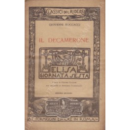 Il Decamerone. Elisa. Giornata sesta. A cura di Ettore Cozzani. …