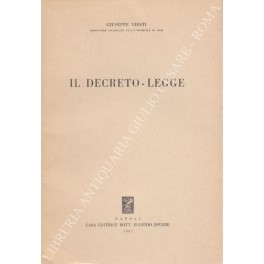 Il decreto legge