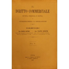 Il Diritto Commerciale. Rivista periodica e critica di giurisprudenza e …