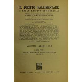 Il Diritto Fallimentare e delle societa commerciali. Rivista di dottrina …