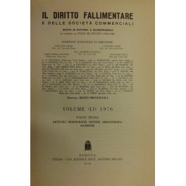 Il Diritto Fallimentare e delle societa commerciali. Rivista di dottrina …