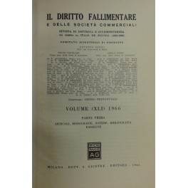 Il Diritto Fallimentare e delle societa commerciali. Rivista di dottrina …